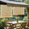 CLOYAO Weatherproof Bamboo Roller Blind view 3