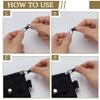 FINGERINSPIRE 24 Pack Replacement Zippers view 3