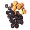 20 Premium Black Acrylic Buttons 18mm view 2
