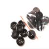 20 Premium Black Acrylic Buttons 18mm view 3