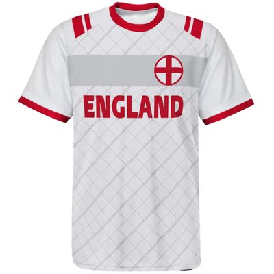European Football/American Cup Fan T-Shirt, Flag Print, Short Sleeve, Breathable Quick-Dry, Men's/Women's, XXL