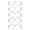 Klaisy 5pcs Doll Photo Props Black Frame Glasses view 1