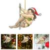 Unique Christmas Tree Ornament - Dancing Acrylic Decoration view 2