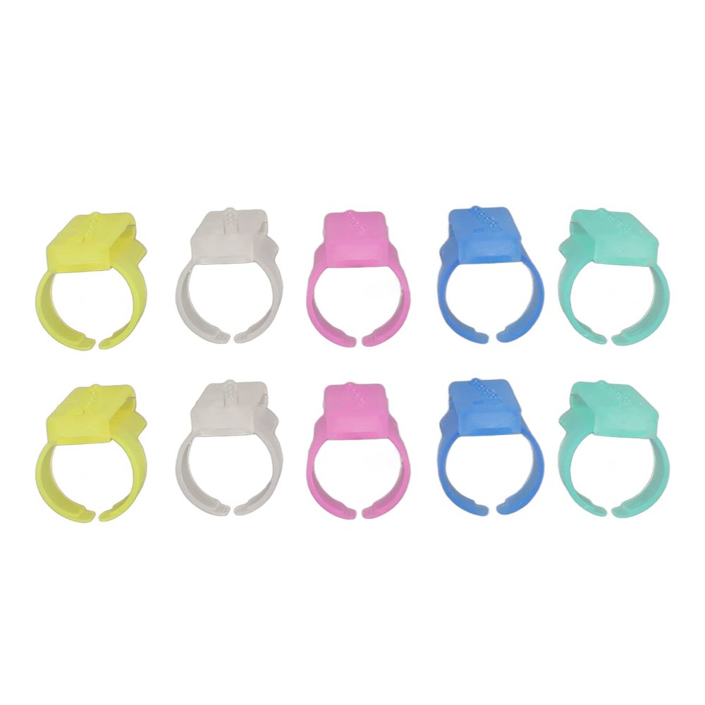 Zerodis Finger Holder - 10 Pack Plastic Yarn Holders