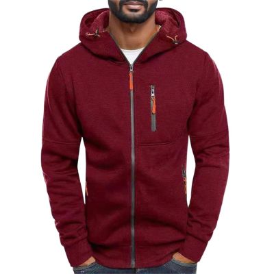 Caxndycing Men's Hoodie Sweat Jacket with Pockets