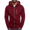 Caxndycing Men's Hoodie Sweat Jacket with Pockets view 1