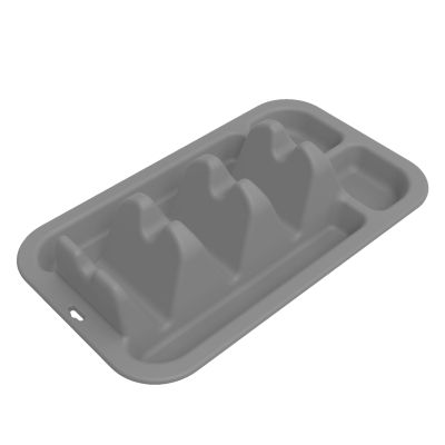 Taco Holder, Dishwasher- and Microwave-Safe, Draining Rack, 2