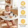 Hape Wobbling Penguin Family Baby Toy, Wooden Montessori Toy with Rattle, Ages 6+ Months view 2