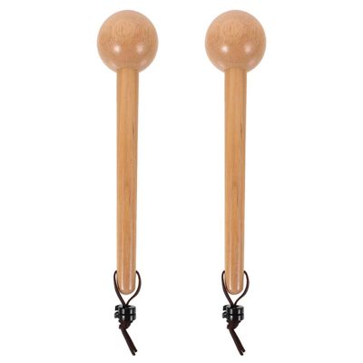 Abaodam 2-Piece Wooden Baseball Glove Mallets for Breaking In Baseball and Softball Gloves with Hot Water and Subsequent Striking, Long Handle