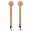 Abaodam 2-Piece Wooden Baseball Glove Mallets for Breaking In Baseball and Softball Gloves with Hot Water and Subsequent Striking, Long Handle view 1