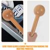 Abaodam 2-Piece Wooden Baseball Glove Mallets for Breaking In Baseball and Softball Gloves with Hot Water and Subsequent Striking, Long Handle view 3