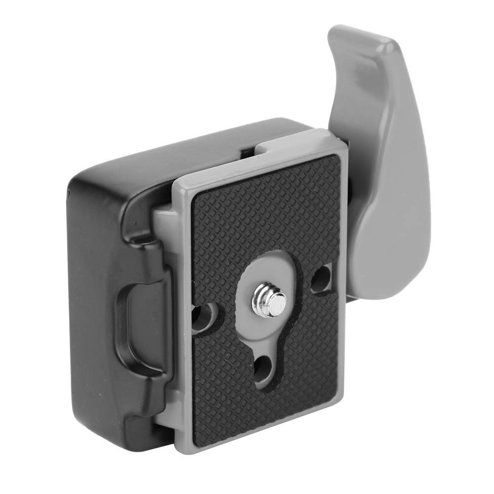 RASTKY Aluminum Alloy Quick-Release Clamp Adapter Plate with 1/4-Inch Screw for Mounting a Camera on a Tripod