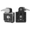 RASTKY Aluminum Alloy Quick-Release Clamp Adapter Plate with 1/4-Inch Screw for Mounting a Camera on a Tripod view 2