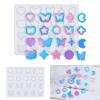 Klaisy Heart Butterfly Silicone Mold view 2