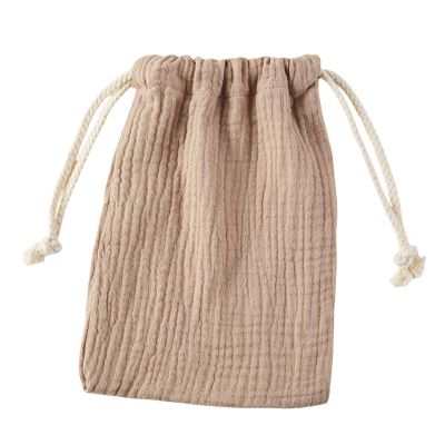 LAIOUSN Elegant Cotton Drawstring Organizer Bag