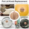 VALICLUD Non-Slip ABS Pot Lid Knobs, 2-Pack view 2