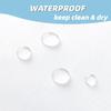 3D Bathtub and Shower Curtain, Mold-Resistant, 240 x 200 cm, Bat Design view 3