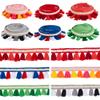 AHANDMAKER 13 Yards Tassel Fringe Trim 1 1/8 Inch Wide view 1