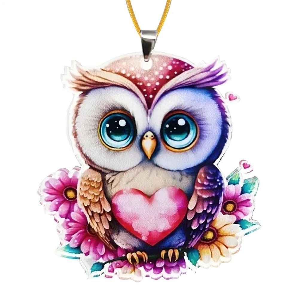 Owl Car Mirror Decoration