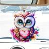 Owl Car Mirror Decoration view 3