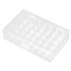 SOIMISS 40-Compartment Clear Acrylic Storage Box with Lid for Desk Supplies, Craft Supplies, Jewelry Beads and Small Items view 1