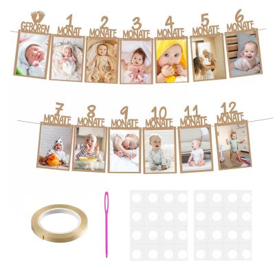 1st Birthday Photo Banner