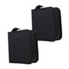 Amosfun 2-Piece CD/DVD Storage Bag, Portable and Space-Saving view 1