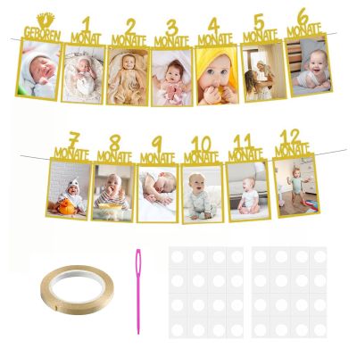 1st Birthday Photo Banner