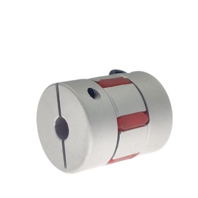 D20L25 Flexible Spider Coupling, 3-Jaw Aluminum Alloy, 5 mm to 6 mm