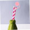 BESTYASH 4-Pack Reusable Silicone Straw Covers view 4