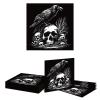Kotkiddy 20 Halloween Napkins with Skull Raven Design view 1
