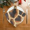 Decorative Reusable Giraffe-Pattern Cloth Napkins, 20 x 20 in, 6-Pack view 3