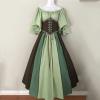 RUITOTP Women's Medieval Renaissance Retro Party Dress, Gothic Vintage Maxi Costume for Halloween, S-5XL view 3
