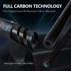 Oztwel Carbon Fiber Pool Cue, 12.4 mm, 8-Layer Tip, Low Deflection, with Carbon Fiber Extension and Case, Blue view 2
