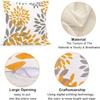 Outdoor Throw Pillow Covers 60 x 60 cm, Waterproof, 4-Pack, Double-Sided Printed Linen Covers view 3