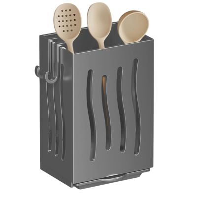 Wall-Mounted Utensil Holder