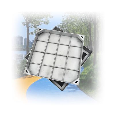 Concealed 304 Stainless Steel Drainage Access Cover, 8 cm High, 70 x 70 cm Concrete Frame