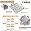 Concealed 304 Stainless Steel Drainage Access Cover, 8 cm High, 70 x 70 cm Concrete Frame view 2