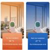LGHSWDQ Blackout Sun-Protection Window Film with Suction Cups, Silver, 90% UV Protection, 35 x 115 cm view 4