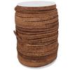 esnado Suede Cord 5 mm in Natural Brown | 1 Meter Genuine Leather view 1
