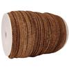 esnado Suede Cord 5 mm in Natural Brown | 1 Meter Genuine Leather view 2