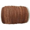 esnado Suede Cord 5 mm in Natural Brown | 1 Meter Genuine Leather view 4