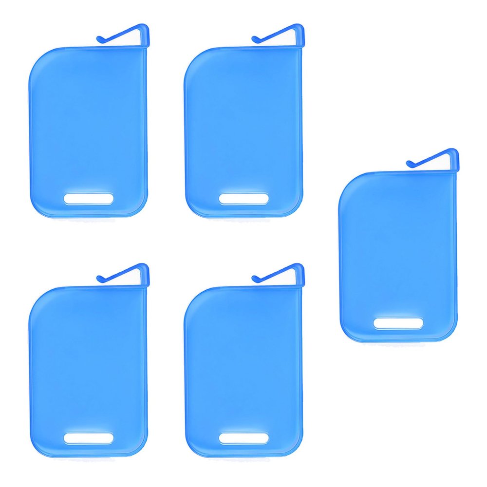 5pcs Plastic Trading Card Box Baffle Clip Portable Card Box Distributor Spacer Storage Partition Board