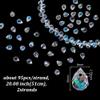 AHANDMAKER 190 Pcs Crystal Drops 8mm view 2