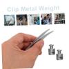 Scientific Weight Tweezers, 10-Piece Metal Set, Non-Slip view 3