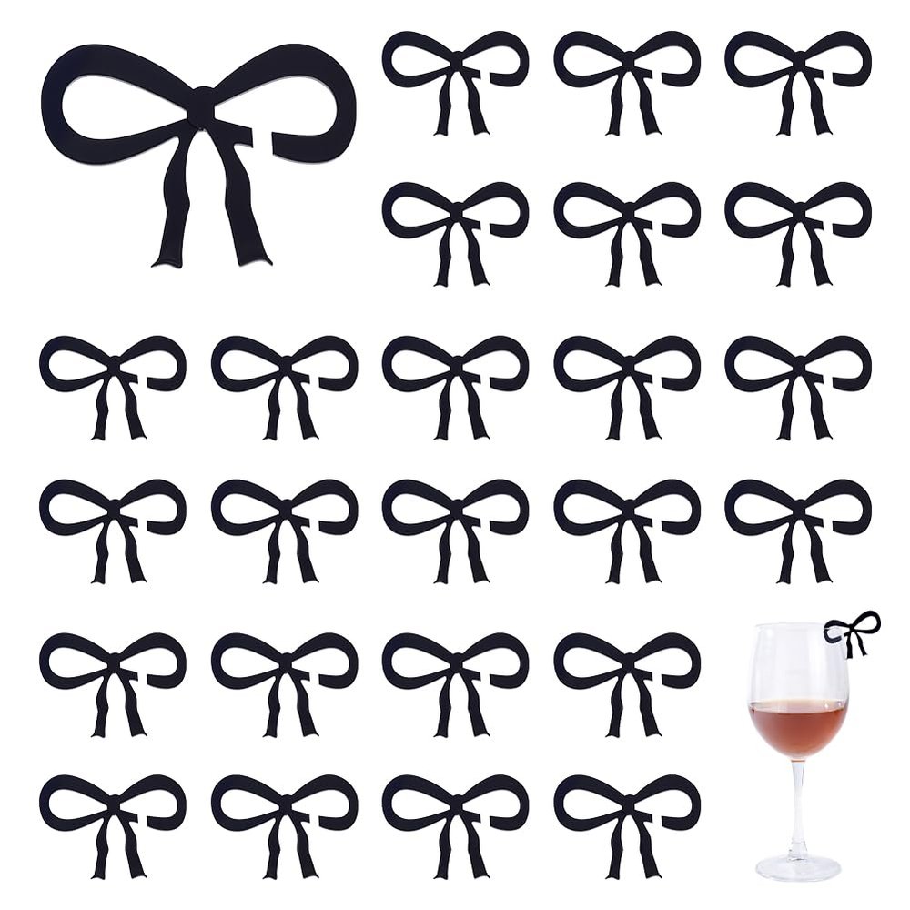 HOBBIESAY 40-Piece Bow Drink Markers