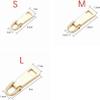 Gold Zipper Pull Replacement view 2