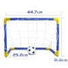 Kids' Foldable Soccer Goal with Ball and Inflator, 17.32 x 9.84 x 12.52 in view 2
