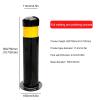 Snaweo Safety Bollards with Anchor Bolts and Reflective Strips, 75 cm, 8-Pack view 2