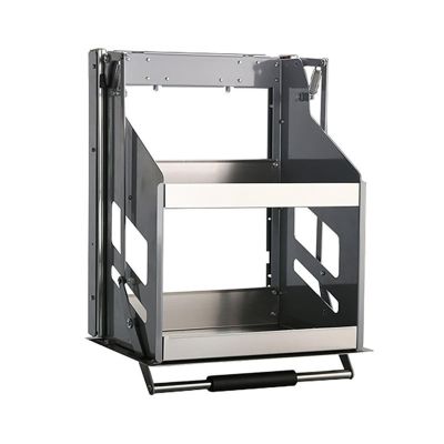 2-Tier Pull-Down Cabinet Organizer for Spices